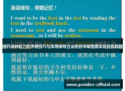 提升逆转能力的关键技巧与实用指导方法助你突破困境实现自我超越