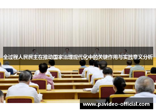 全过程人民民主在推动国家治理现代化中的关键作用与实践意义分析
